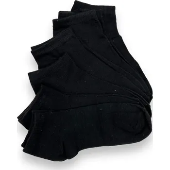 Dámské ponožky Pesail Dámské černé kotníkové ponožky 6 párů Barva: Černá, Velikost: 43-47