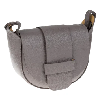 Kabelka NovaKabelka.cz Kožená italská crossbody kabelka Roberta Grigia Scura