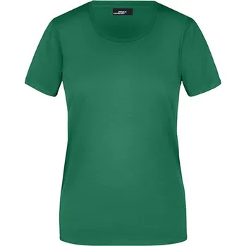 James&Nicholson Dámské triko JN901 Dark Green S