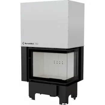 Krbová vložka Krbová vložka VN 700/480 pravé prosklení s výsuvným otevíráním dvířek