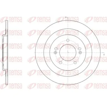 Brzdový kotouč Brzdový kotouč REMSA 61437.00