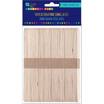 DP Craft Dřevěné špachtle natural jumbo 60 Ks