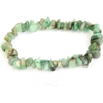 Náramek Náramek smaragd světlý sekané tvary