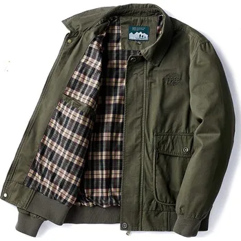 Pánská softshellová bunda Pánská army větrovka taktická bunda se vzorovanou podšívkou Barva: Zelená, Velikost: 3XL