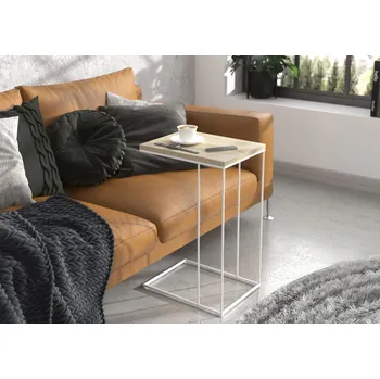 Konferenční stolek Nábytek PEGAS s.r.o. Pomocný stolek DRU Bílý+Sonoma