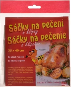 Sáček na potraviny Vikpap group Sáčky na pečení s klipsy 604026 5 ks