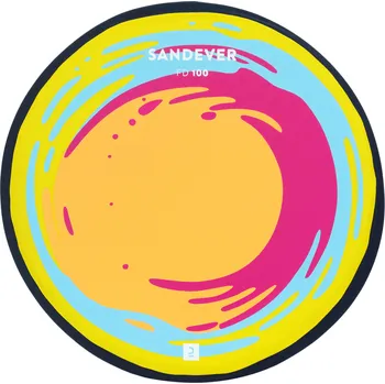 Kempingové nádobí OLAIAN Ultra pružný létající talíř Splash oranžový ŽLUTÁ