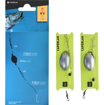 Rybářský háček CAPERLAN Návazec SW ETU LEDG LGT 2 ks