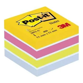Samolepící bloček Samolepicí bloček Post-it - 51 x 51 mm, mix ultra barev, 400 lístků