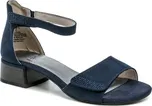 Jana 8-28261-20 modré dámské sandály na podpatku šíře H EUR 37