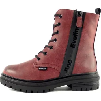 Dámská zimní obuv Eveline kotníková obuv 8A693 bordó, velikost 36