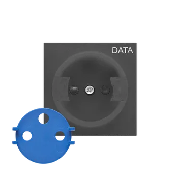 Elektrická zásuvka SIMON TGD1ZP/116 Kryt zásuvky DATA bílá