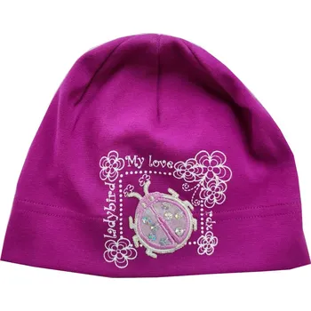 Čepice Dívčí čepice RDX 2318 - fialová Barva: Fialová, Velikost: 3