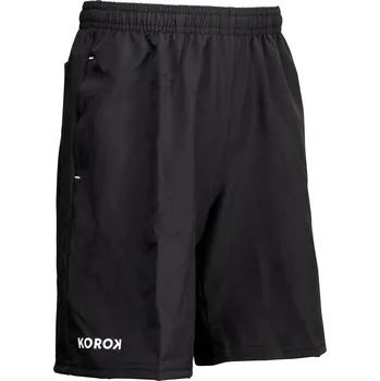 Chlapecké kraťasy KOROK Chlapecké kraťasy na pozemní hokej FH500 černé 8 LET ČERNÁ