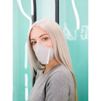 Closca Mask v2, stylová rouška s pouzdrem, polární šedá - Closca S