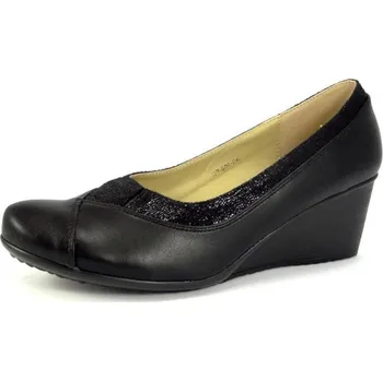 Dámské polobotky Obuv černá na klínku 900, velikost 41