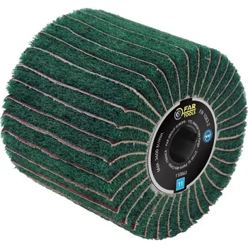 Brusný kotouč Fartools 110863 kartáč ze syntetických vláken G240 a klapky G120