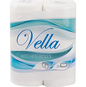 Utěrka VELLA kuchyňské utěrky dvouvrstvé 2 ks