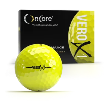 Golfový míček OnCore VERO X1 golfové míčky žluté 12ks