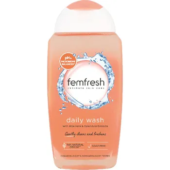 Intimní hygienický prostředek Femfresh Daily Wash with Aloe Vera & Calendula Extracts intimní mycí emulze 250 ml