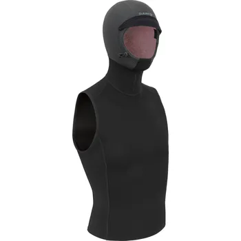 DECATHLON Top s kuklou na surf 900 neopren 2 mm M ČERNÁ