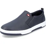 Pánská kožená obuv celoroční RIEKER PC 15552-14 modrá 42