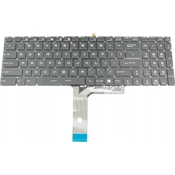 Náhradní klávesnice pro notebook Klávesnice MSI PE72 7RD / LED WHITE