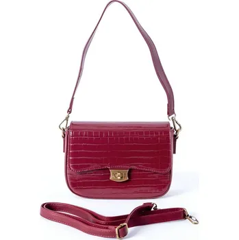 Kabelka Malá kabelka na rameno i crossbody kabelka David Jones 7002 tmavěčervená