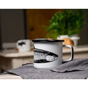 Smaltovaný hrnek Salmon 3,7 dl