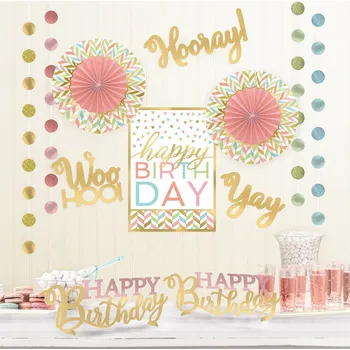 Party dekorace Dekorace Happy Birthday