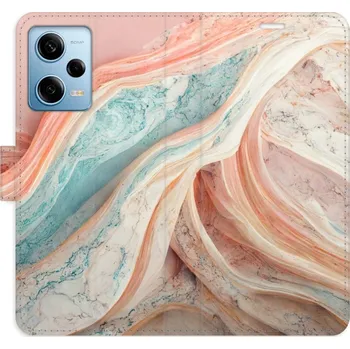 Pouzdro na mobilní telefon Flipové pouzdro iSaprio - Colour Marble - Xiaomi Redmi Note 12 Pro 5G / Poco X5 Pro 5G