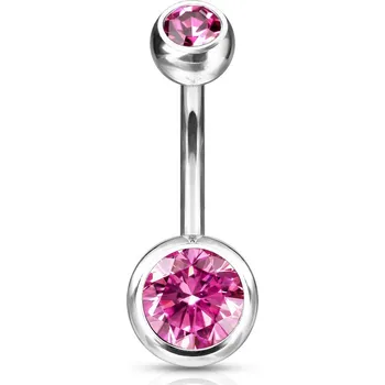 Piercing Šperky4U Piercing do pupíku - banánek TITAN - TIT1001-P