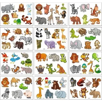 Odstranitelné tetování Rocolo Design Dočasné tetování Zvířátka 11,5 x 8 cm 12 variant