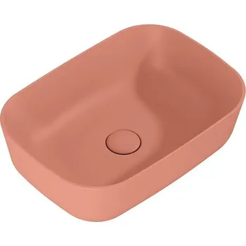 Umyvadlo Lotosan Charmant umyvadlo na desku, 45,5x32,5, matný coral, LK6081