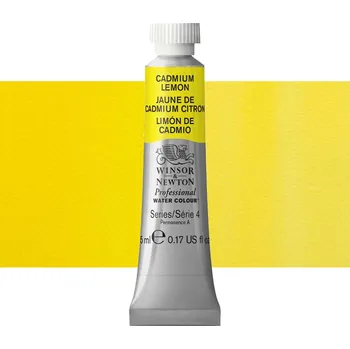 Vodová barva Akvarelová barva Winsor & Newton Professional, 5ml - Cadmium Lemon