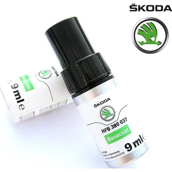 Škoda Auto Opravná lakovací tužka ŠKODA, originál TOUCH-UP - SET (2x 9 ml) Modrá race metalíza - označení F5W - kód HFB380084