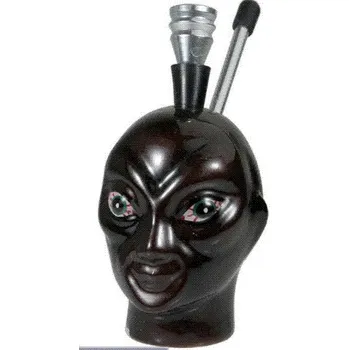 Keramická dýmka mimozemšťan, hnědá (Keramická dýmka mimozemšťan - hnědá)