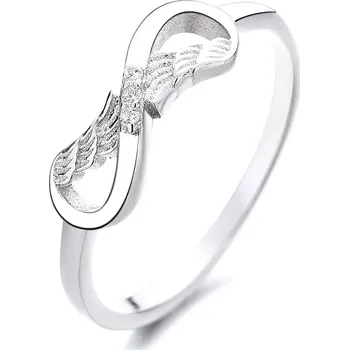 Prsten Stříbrný prsten ROSSELLA nekonečno s andělskými křídly Velikost:8 (EU: 57-58) Ag/; ≤1,74 g 10068_8