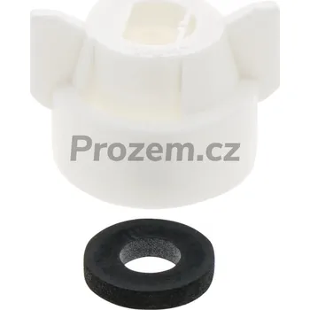 Bajonetová matice bílá včetně těsnění, bajonet 8 mm, 1144412CELR