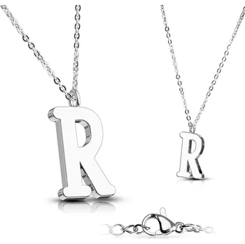 Náhrdelník Steel Edge Náhrdelník s písmenem SESNP05S-R