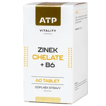 ATP Vitality Zinek Chelate + B6 60 tbl.