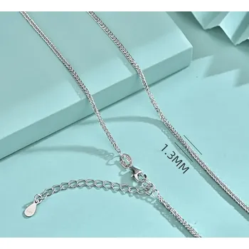 Řetízek Majya Stříbrný řetízek SEBASTIEN 46 + 5 cm Ag/; ≤2,26 g 10563