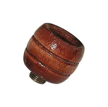 Kotlík k bongu dřevěný velký, se závitem (Kotlík dřevo velký - výměnný kotlík do bongů, dřevo.)