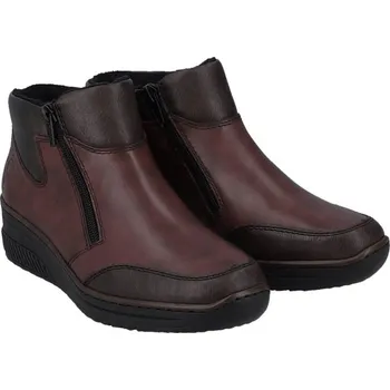Dámské polobotky Rieker 48754-35 červená, vel. 40