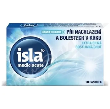 Lék na bolest v krku Isla Medic Acute 20 pastilek