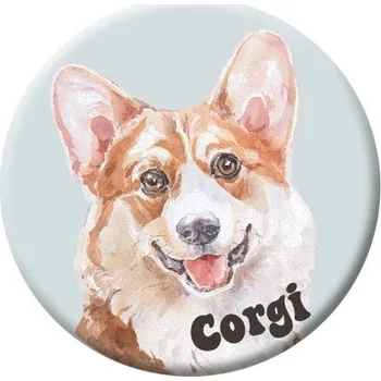 Button (placka) se špendlíkem 44 mm - Corgi