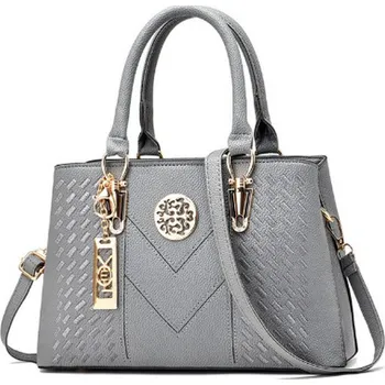 Dámská elegantní kabelka z umělé kůže Barva: Šedá