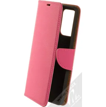 Pouzdro na mobilní telefon 1Mcz Stranding Book flipové pouzdro pro Samsung Galaxy A72, Galaxy A72 5G sytě růžová (hot pink)