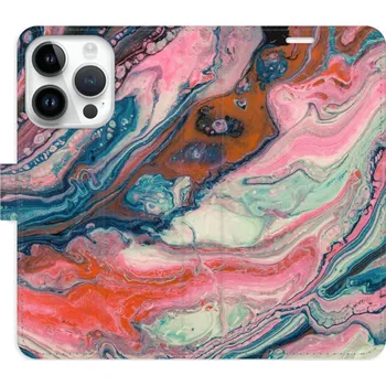 Pouzdro na mobilní telefon Flipové pouzdro iSaprio - Retro Paint - iPhone 15 Pro