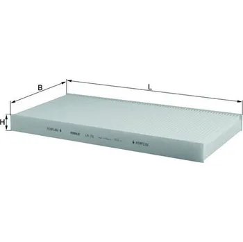 Ventilátor topení a klimatizace Filtr, vzduch v interiéru KNECHT LA 78